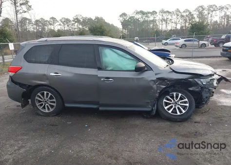 2016 Nissan Pathfinder S из США, поврежденный, VIN 5N1AR2MN5GC657425